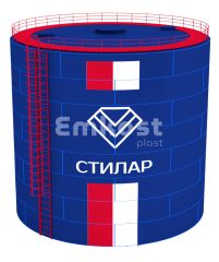 Резервуар вертикальный стальной РВС 600 м3