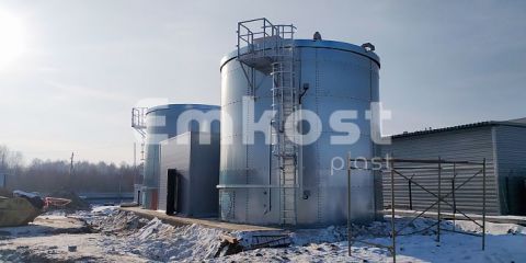 Резервуар стальной вертикальный РВС 100 м3