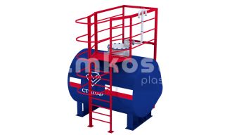 Резервуар горизонтальный стальной РГС 10 м3 - фото 1