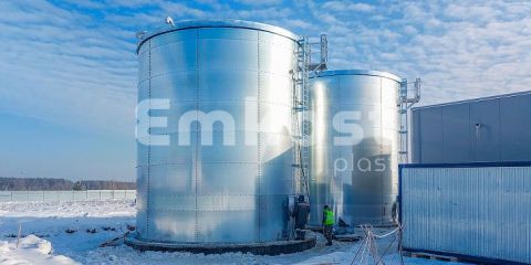 Резервуар стальной вертикальный РВС 300 м3