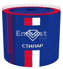 Резервуар вертикальный стальной РВС 1500 м3